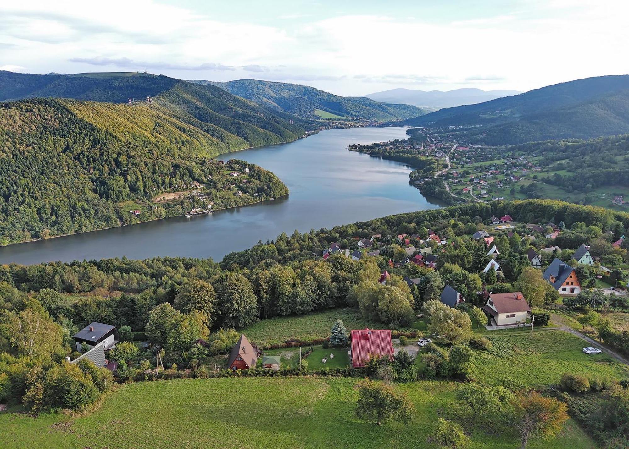 Domek Na Hrobaczej - Jacuzzi&Sauna Międzybrodzie Bialskie Dış mekan fotoğraf