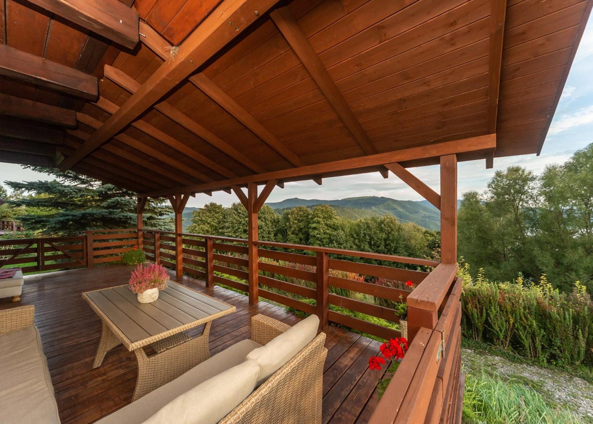 Domek Na Hrobaczej - Jacuzzi&Sauna Międzybrodzie Bialskie Dış mekan fotoğraf